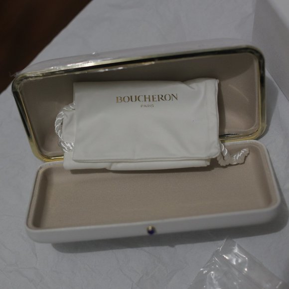 NWT Pink Gold Boucheron Cat Eye Gradient 55MM Sunglasses. - Picture 8 of 10